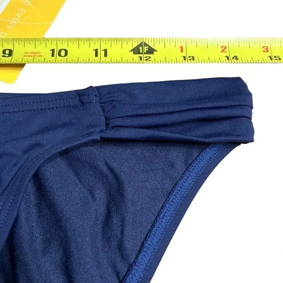 LOLE bottom bathing suit . Women medium. Pleats  , metal logo , NWT , older tags - Picture 4 of 10